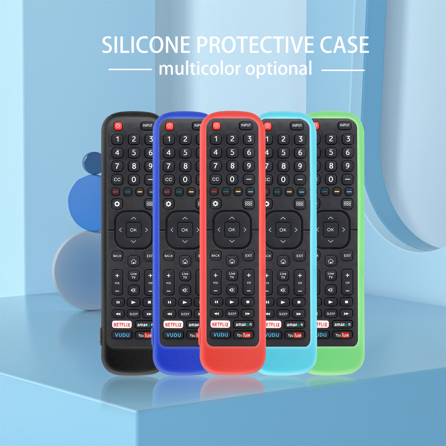 Fundas de Control remoto de TV para Hisense EN2A27 LED HDTV EN-2A27 HDTV, funda de Control remoto, amigable con la piel, a prueba de golpes, protector
