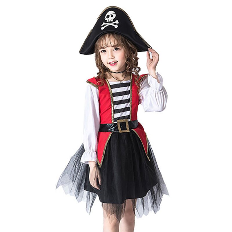 Kid Girls Boys Halloween Pirate Captain Buccaneer ... – Vicedeal