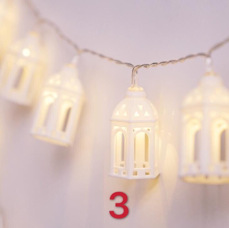 Frisk lille hus dekorative lys led lampesnor farve lampe værelse layout soveværelse natlampe 3m 20 led: 3