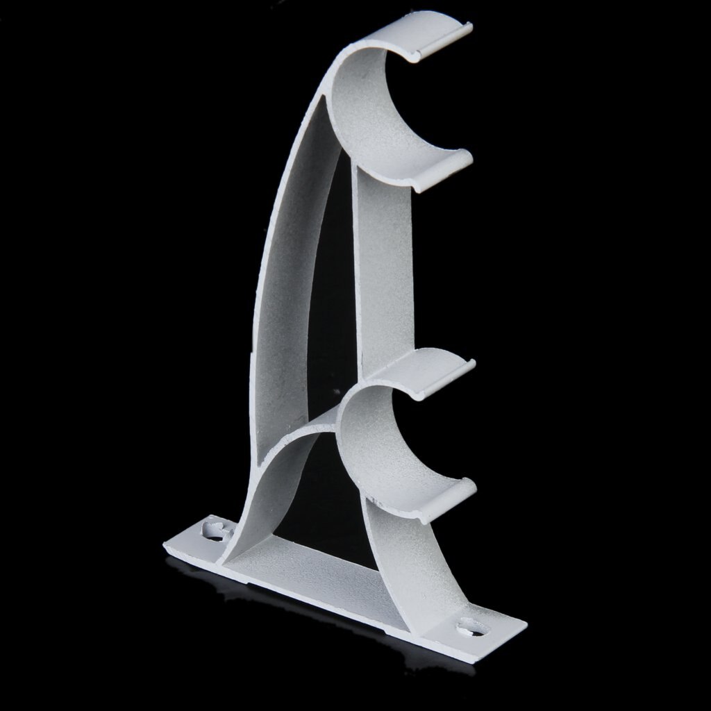 2 stuks Metalen Dubbele Gordijn Staven Gordijn Polen Beugels 25mm