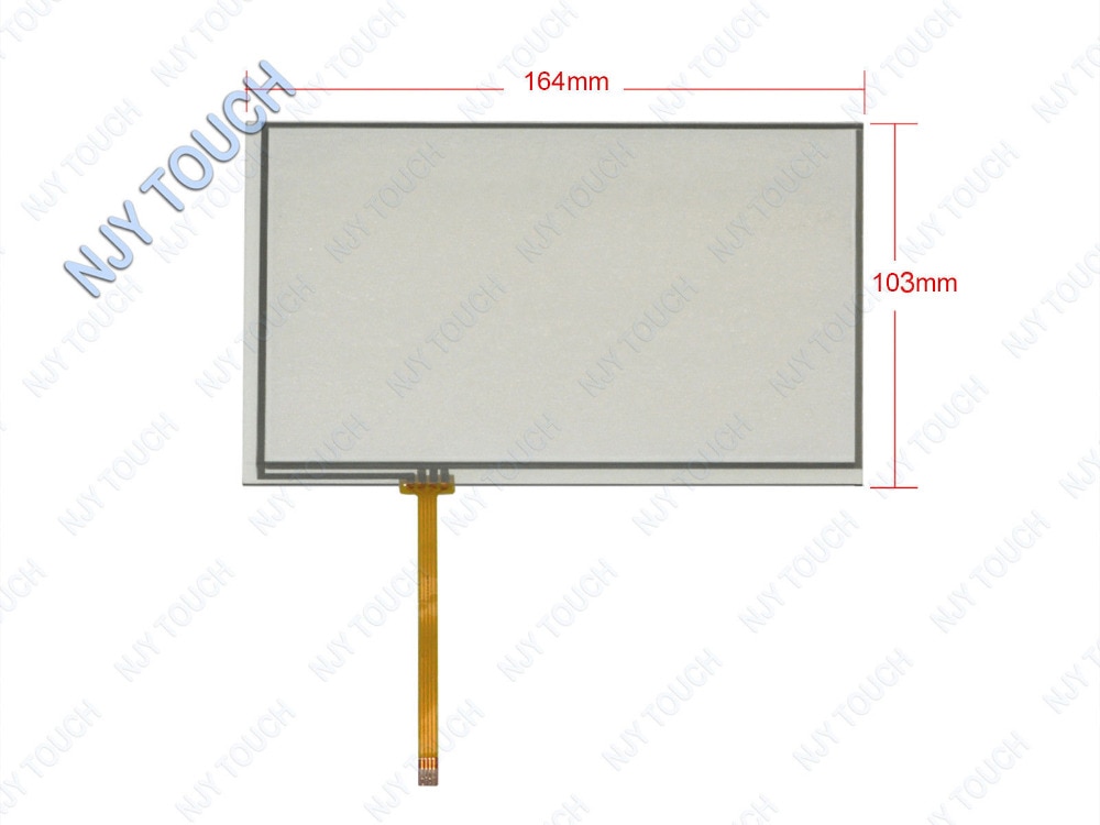 Commercio all'ingrosso 7 Pollice 4 Wire Resistive Touch Screen Panel Digitizer per INNOLUX AT070TN82 AT070TN82 pannello LCD