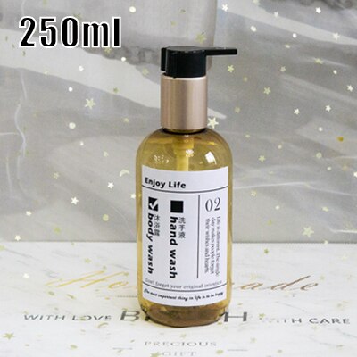 Savon distributeur bouteille désinfectant pour les mains bouteille cosmétiques shampooing corps lavage Lotion bouteille en plein air voyage outils 250ML: A