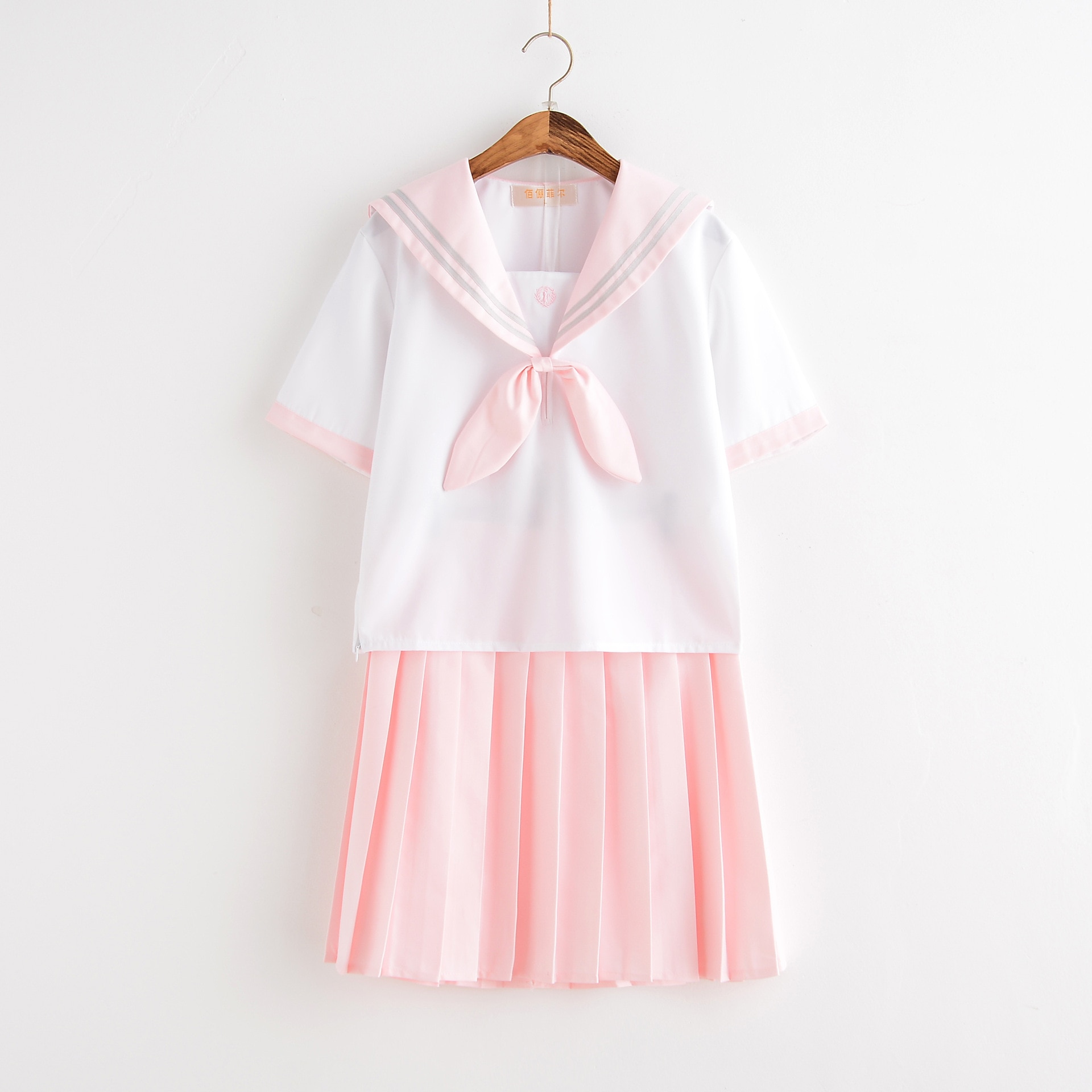 Japanese School Uniform For Girls Sailor Pink Mint Style Students Clothes For Girl Plus size Lala Cheerleader clothing