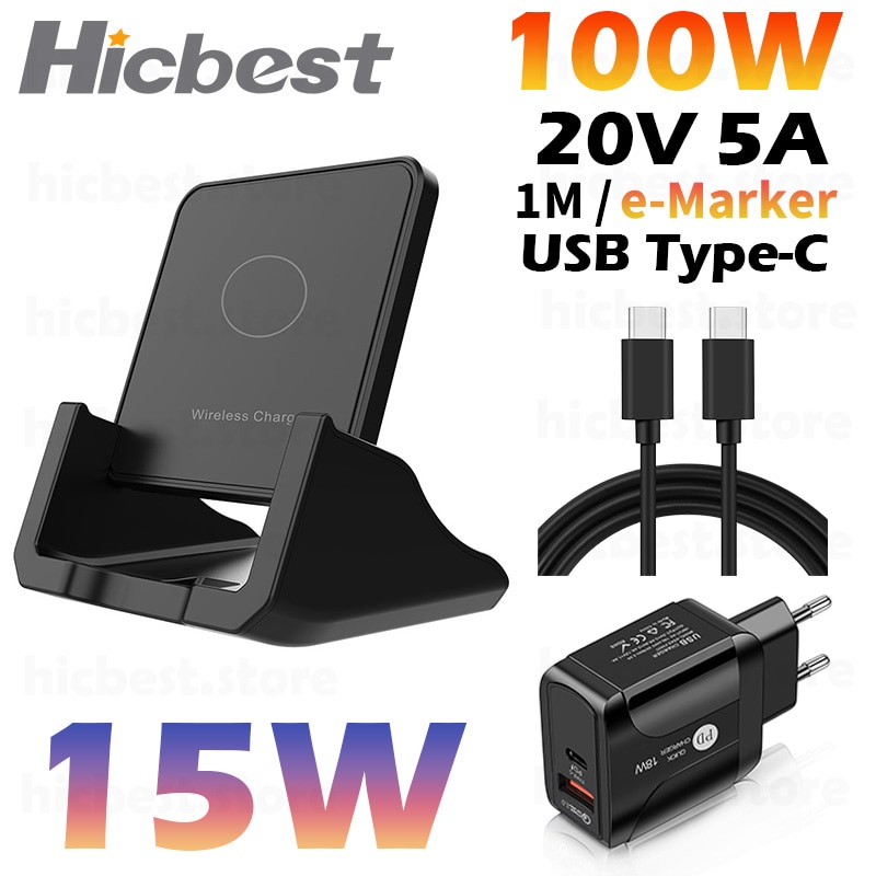 15W Wireless Charger Stand for Samsung S20 Note 20 Ultra Wireless Charging Induction Charger Pad for iPhone 12 SE 11 Airpods Pro