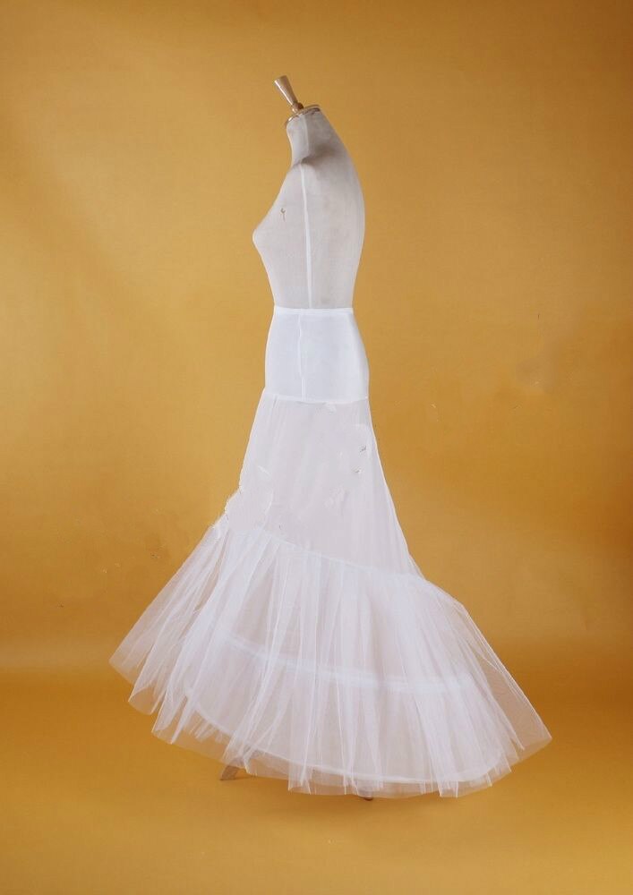Falda de aro nupcial, accesorios de enagua de boda, crinolina, antideslizante, blanco: 6