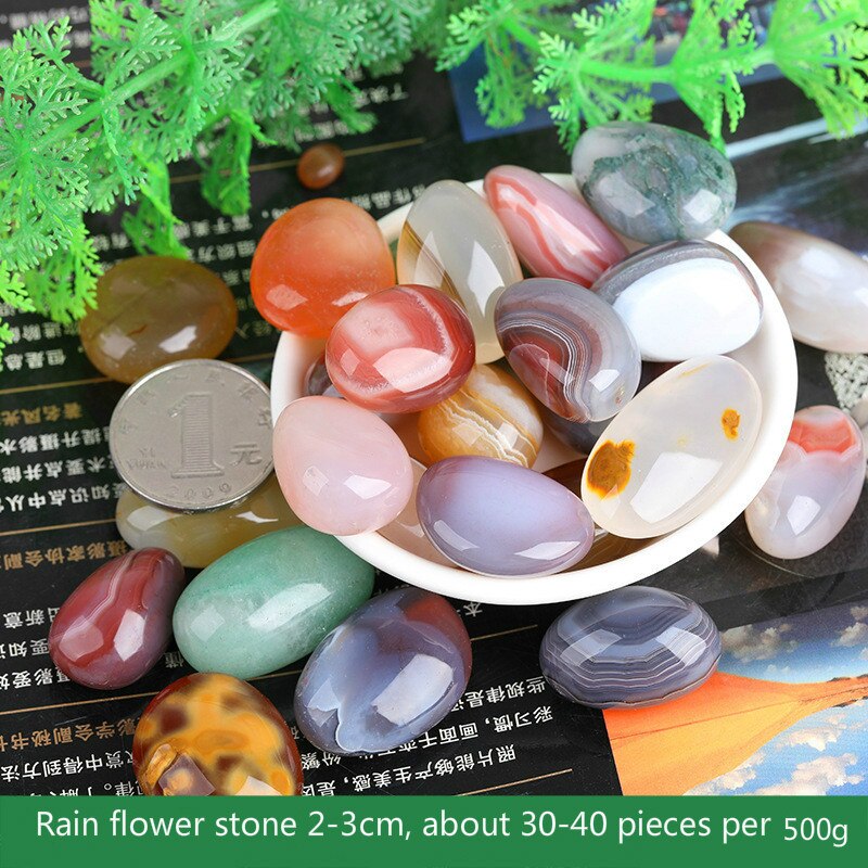 500G Regen Bloem Steen Aquarium Gekleurde Steentjes Bloempot Decoratie Stenen Tuin Tuinieren Tuin Decoratie: H