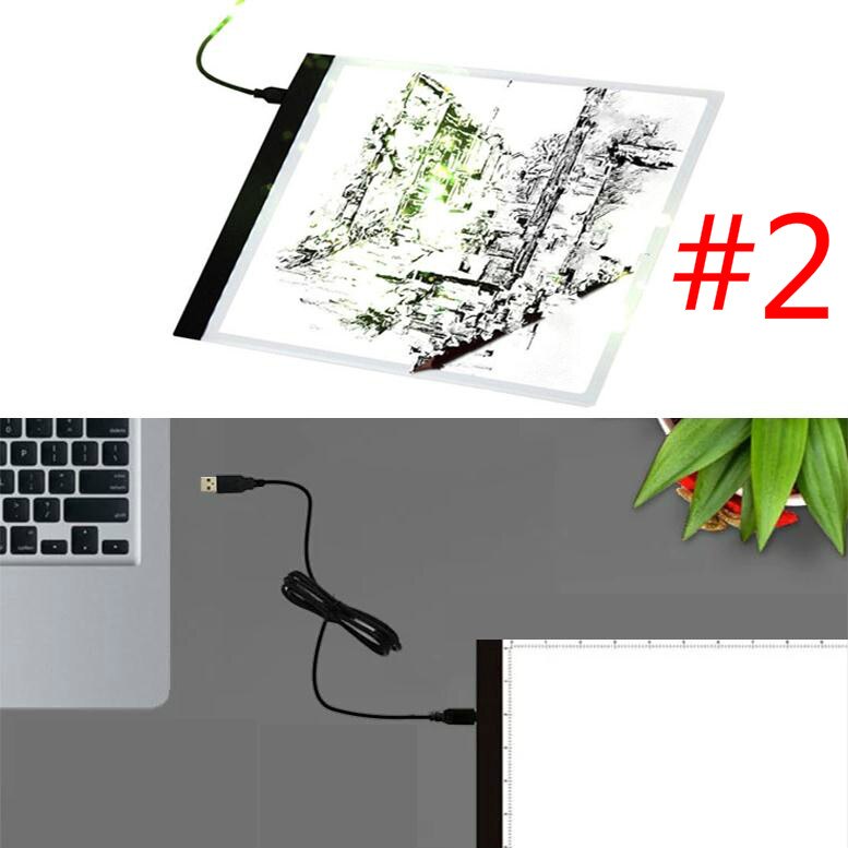 Tavoletta Luminosa A4 LED Per Ricalco - Light Box Ultra Sottile Per Disegno E Arte, Alimentazione USB
