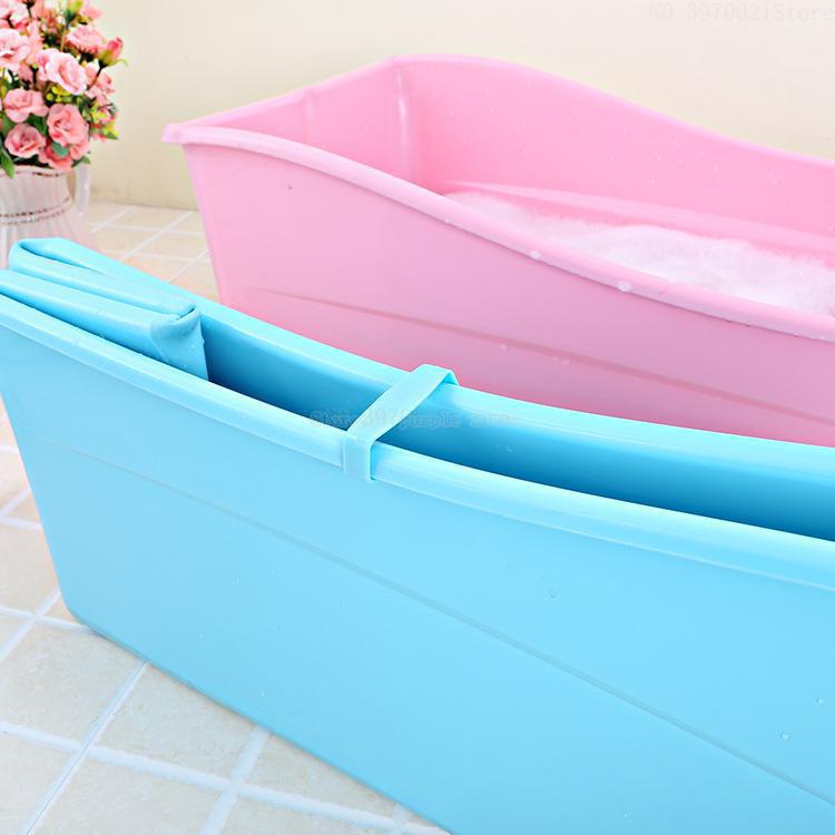 Roze Blauw PP + TPE vouwen bad Voor Kids baby Plastic bad Veiligheid materiaal 77.5*41*29.5cm
