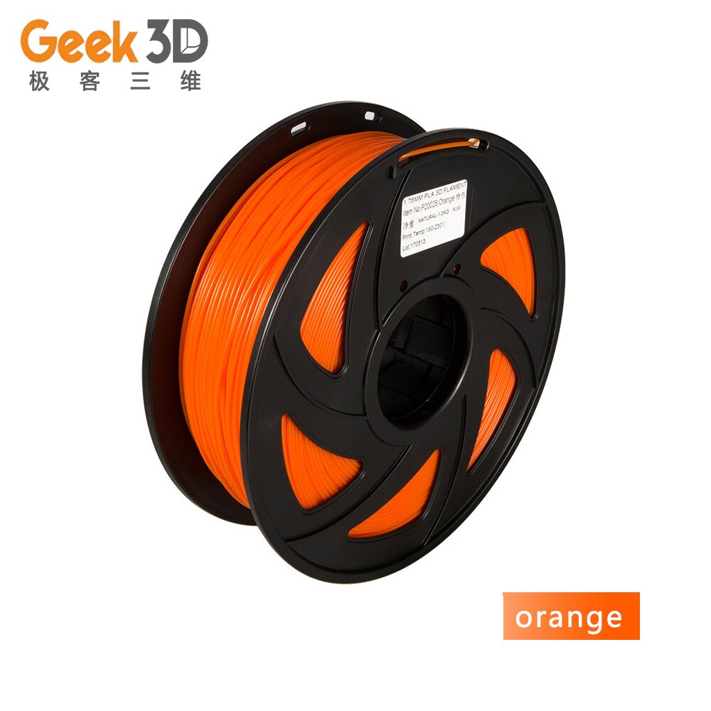 3D Printer Parts Filament PLA 1.75mm 1KG Colorful Extruder Accessories Parts Material flex filament filamento pla