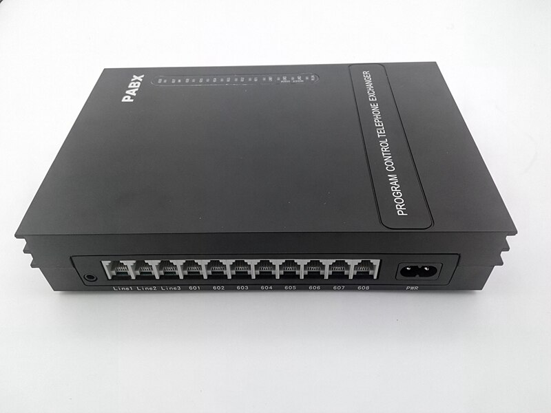 verkoop VinTelecom SV308 Mini Telefoon PBX 308 met 3 Lijnen/8 Interne extensions SOHO Telefoon Systeem-voor kleine kantoor gebruik