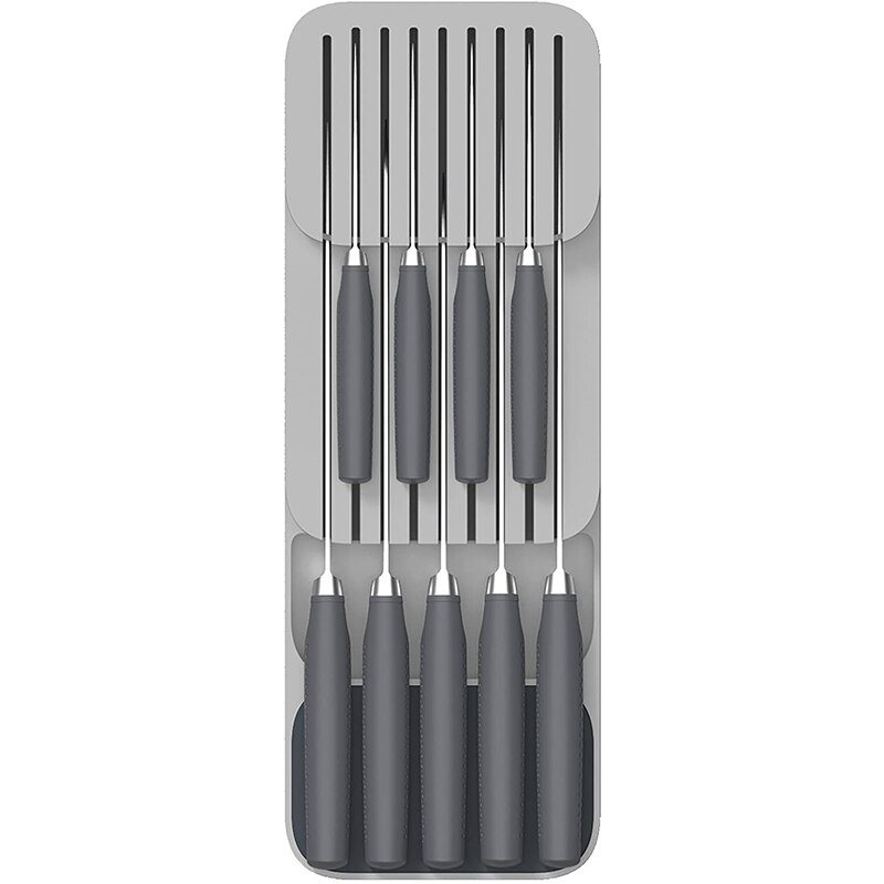 Küche Messer Blöcke Schublade Speicher Küche Schublade Organizer Fach Für Messer Messer Block Lagerung Organizer Stehen Gestell Halfter