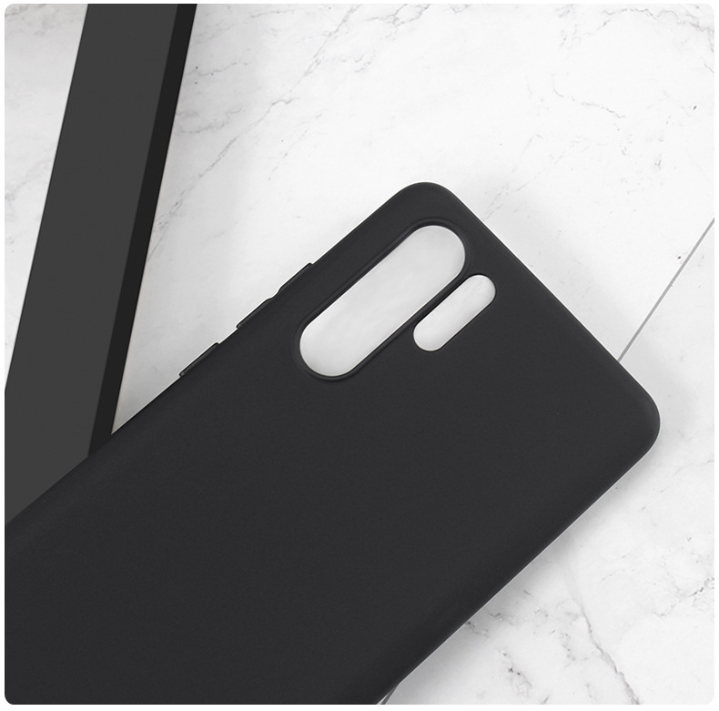 Mat cover til huawei  p30 pro cover mat silikone tpu blødt cover til huawei  p30 pro bagcover