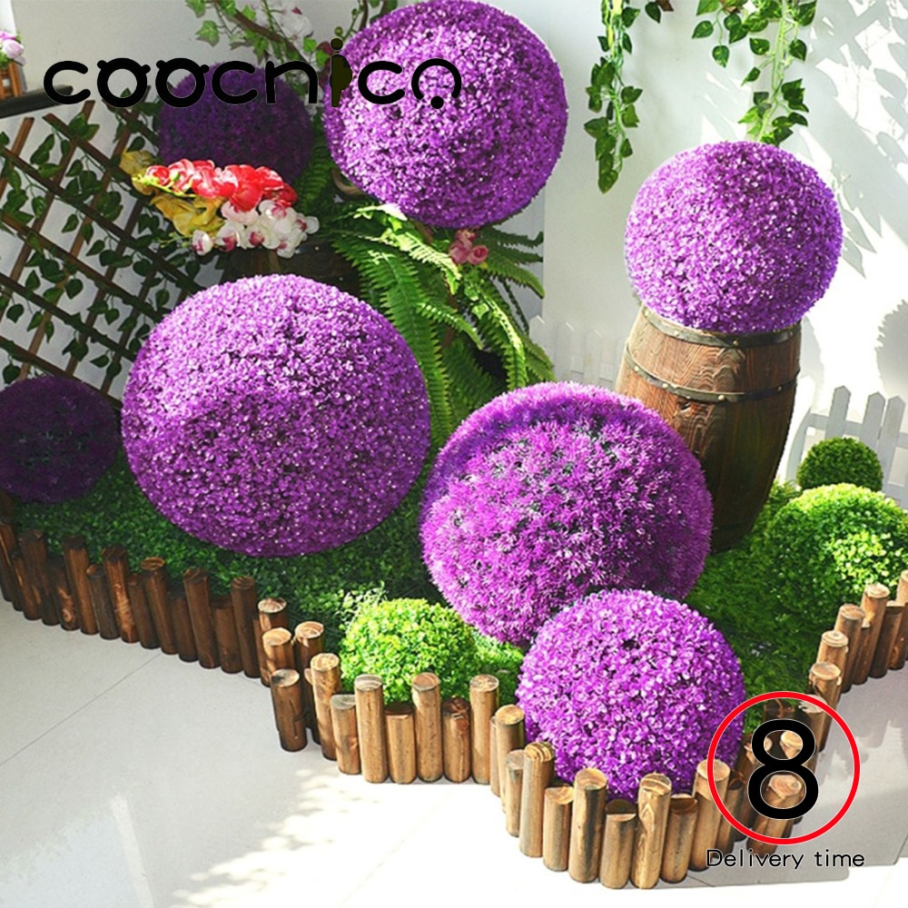Artificial Plant Potato Sfera Faux Bosso Decorat Decorativa di Simulazione di Erba Per La Decorazione O di UN Giocattolo