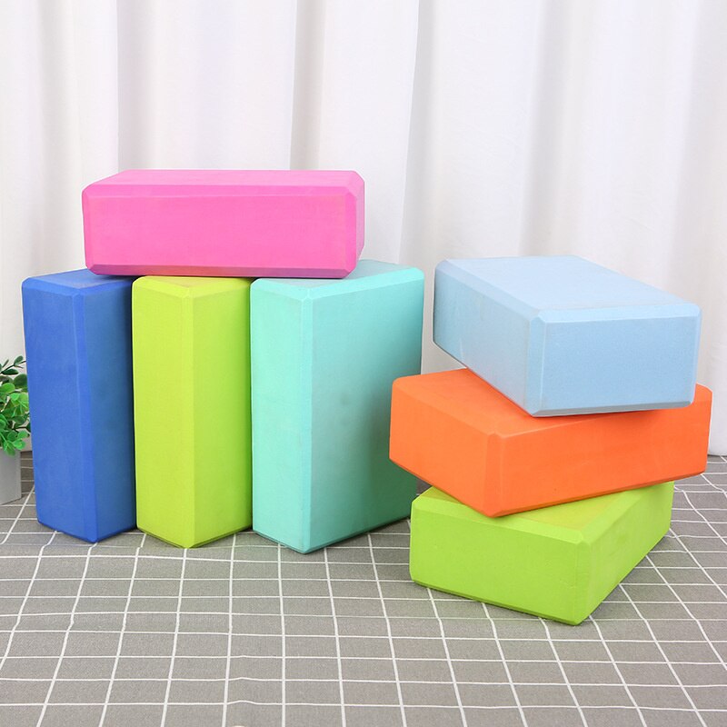 EVA Yoga Block Accessories Exercise For Home Gym Cushion Muscle Brick Cubes Kit Classes Bolster Pillow Training Workout Bolster