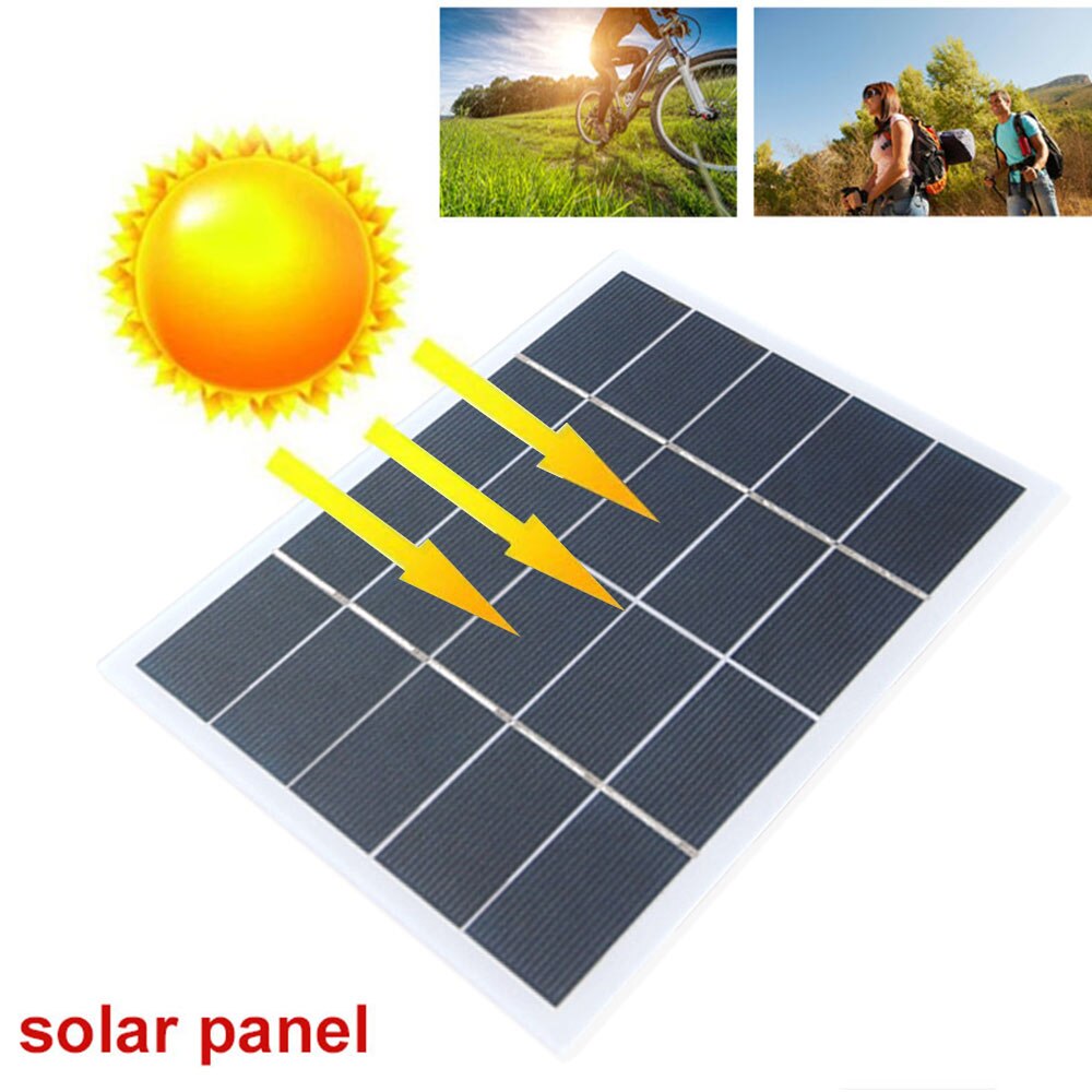Mini Solar Panel 3.7V Polycrystalline Sun Power 5V DC5521 Electricalsolar Solarenergypanel Toycharger Solar Power Charger
