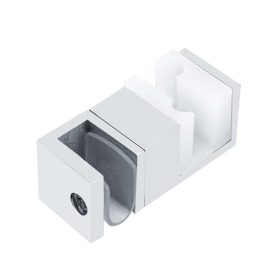 Stainless Steel Adjustable Anti-rust Sliding Door Bottom Guide Silver