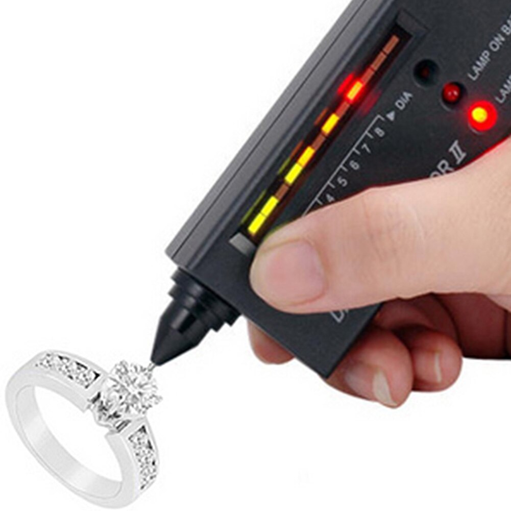 Uuseful Practical Diamond Selector Diamond Hardness Tester Gemstone Selector II Gems LED Indicator Jewelry Testing Tool