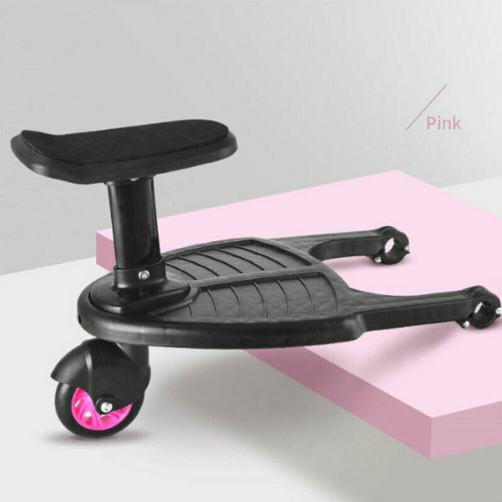 Kinderwagen Stap Board Stoppen Plaat Twins Kinderwagens Accessoire Outdoor Activiteit Board Kinderwagen Babyzitje Staande Plaat: Roze