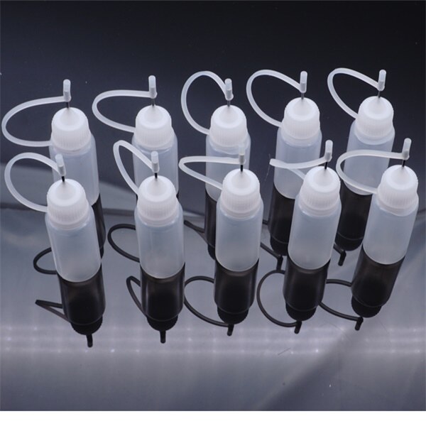 mini small bottle clear and plastic material the pin hole use to tamiya mini 4wd car stock oil or other liquid 10ml 20ml 10 pcs: 10ml bottle 10 pcs