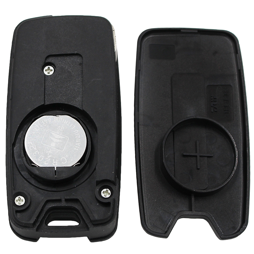 Gewijzigd Ongecensureerd Flip Remote Key Fob 3 + 1 Knop 315 Mhz 433Mhz Met ID46 Chip Voor Dodge voor Chrysler Voor Jeep Fcc Oht