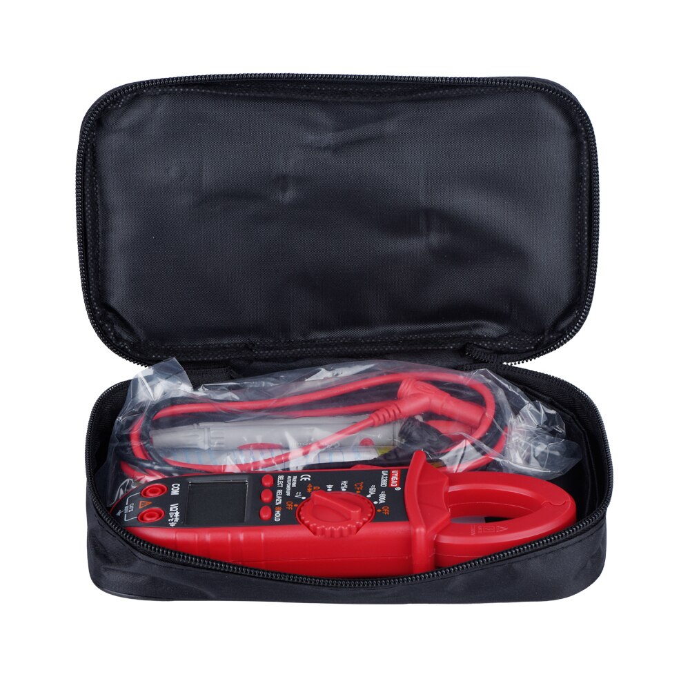 QHTITEC UA3268D Precision Clamp Meter T-RMS 6000 Counts Multimeter Digital Voltage Tester Auto-Ranging Temperature Capacitance