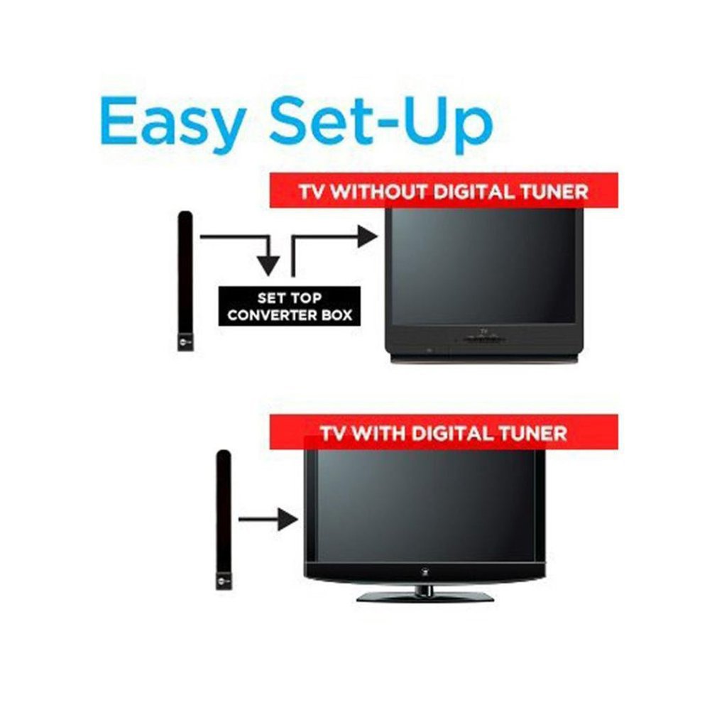 Digitale Antenne Clear Tv Sleutel Hdtv Gratis Tv Stok Indoor Tv Antenne 1080 P Hd Sloot Kabel Signaal Voor Thuis