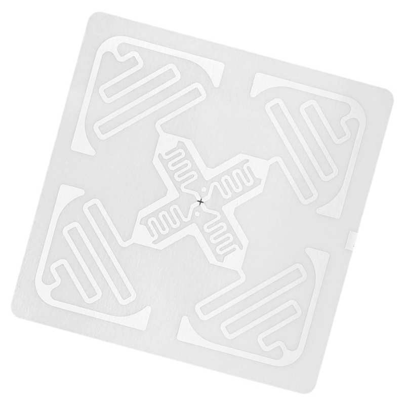 100pcs UHF RFID Labels 860-960MHz Electronic Indentification Tag for Warehouse Assets Management 50x50mm
