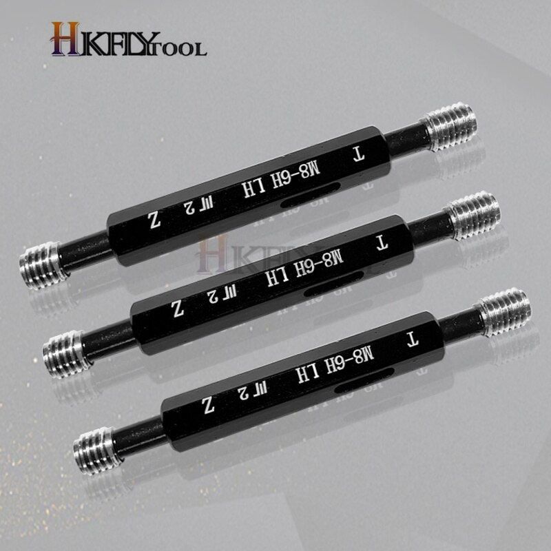 1pcs Left hand Metric thread plug gauge LH Fine Thread plug gage gauges M2 M2.5 M3 M4 M5 M6 M8 M10 M12 M14 M16 M18 M20 GO NOGO