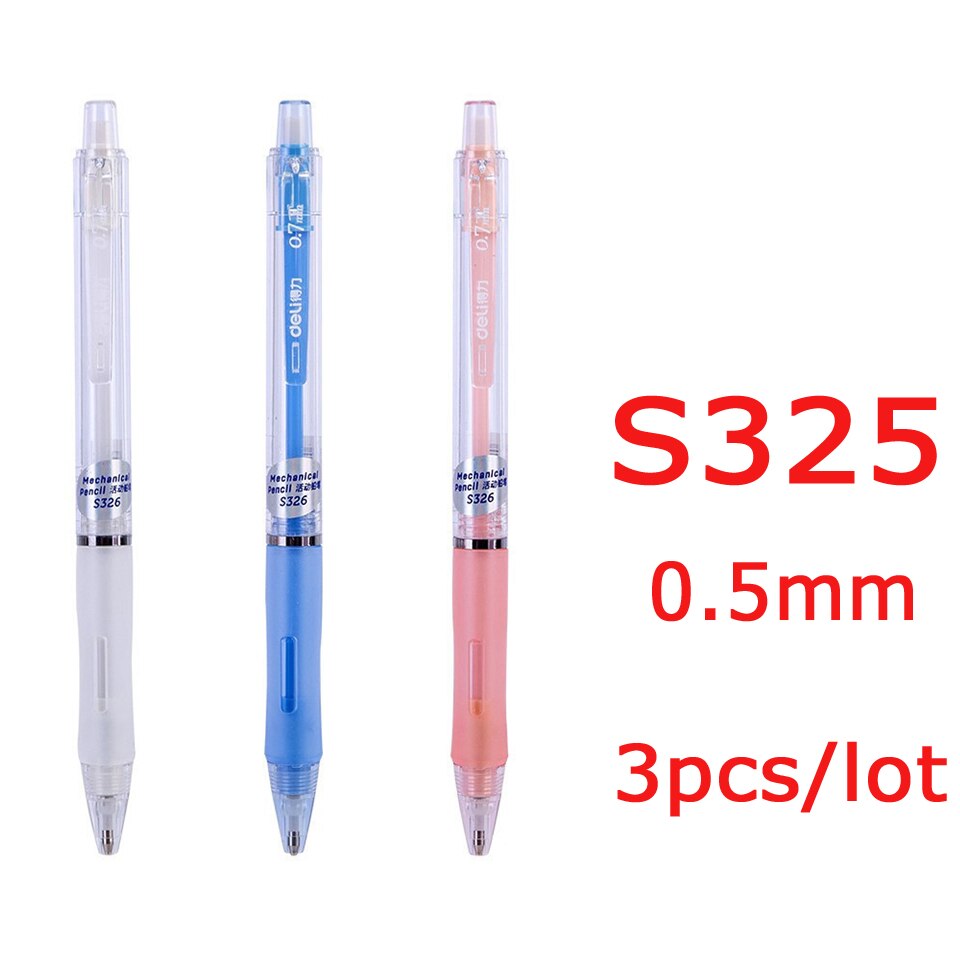 Mechanical Pencil 0.5/0.7mm 2B Cute Plastic Translucent Automatic Pencil Drafting Painting For Student School Office Supplies