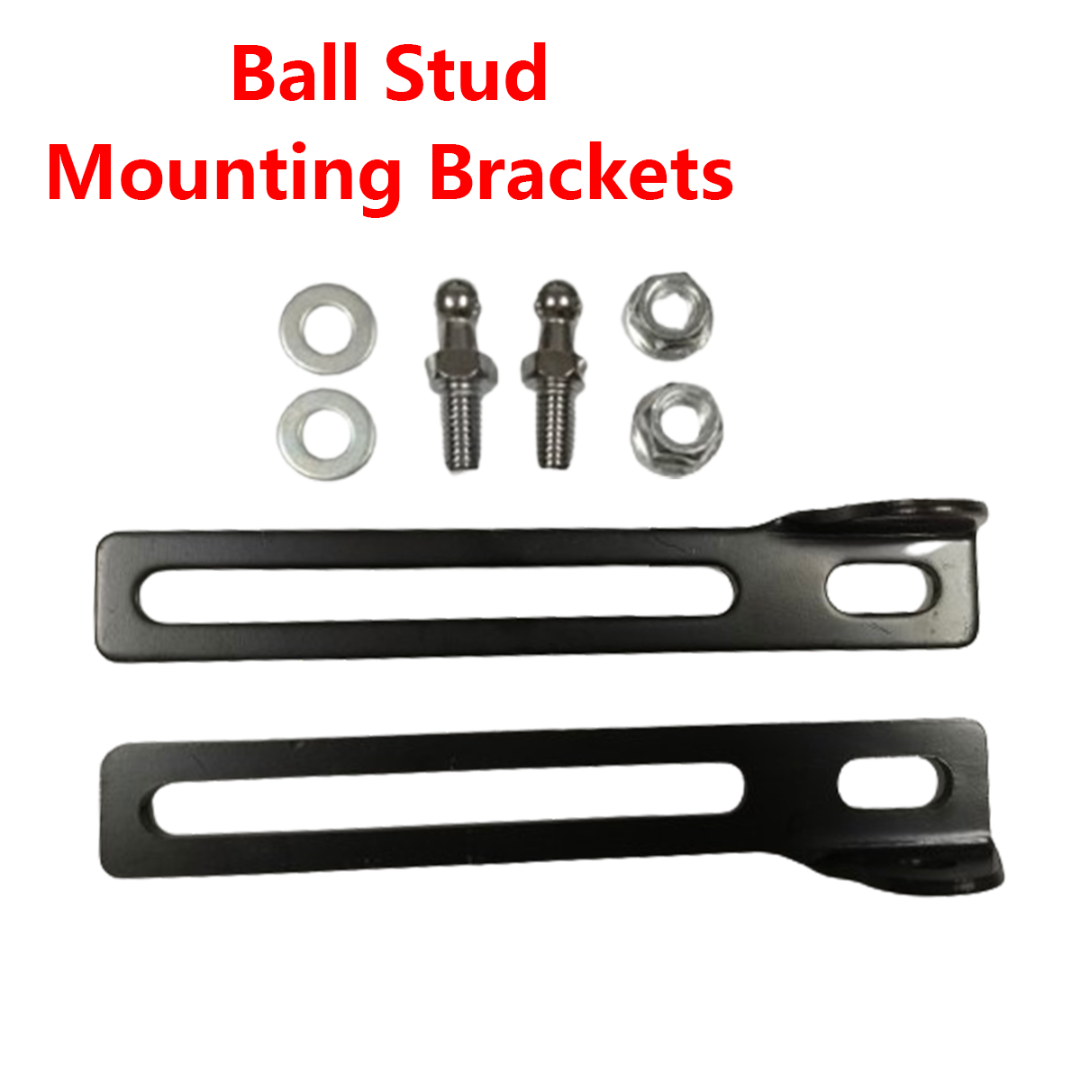 1 Pair Universal Gas Strut Lift Support Bar Mounting Brackets Ball Stud Installation Holder for Car Front Bonnet Hood Cover