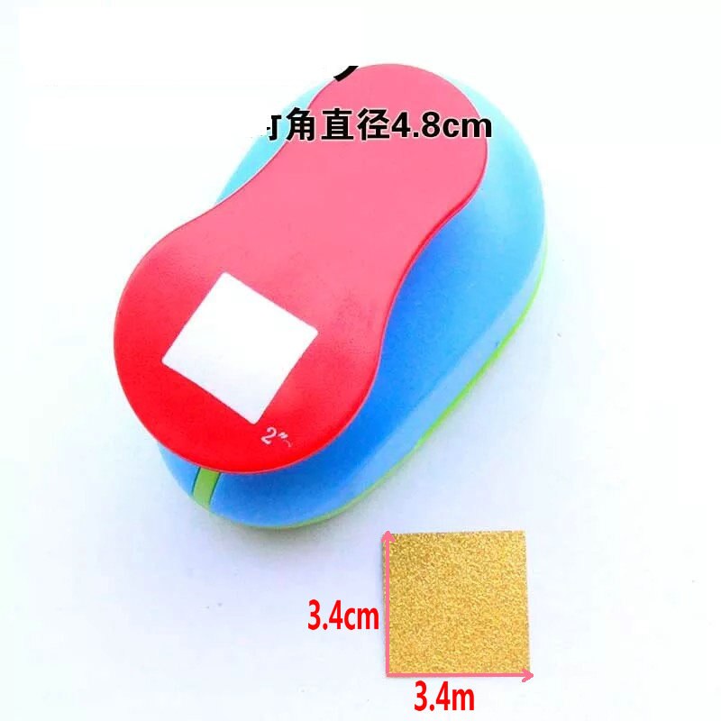 2" 3.4cm*3.4cm square shape craft punch foam Punch Craft Scrapbooking school Paper Puncher eva hole punch