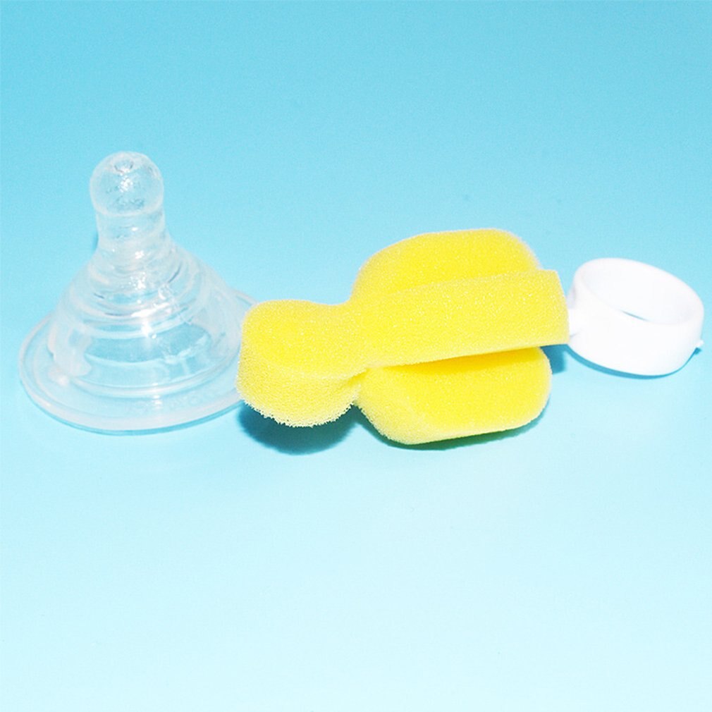 360 graus de mamilo de garrafa de bebê escova não-tóxico esponja mamilo escova de limpeza de boca larga marca mamilo universal nipple escova de limpeza
