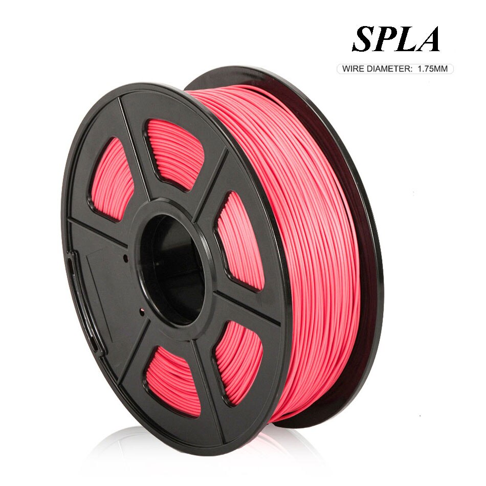 SUNLU S PLA Filament 1.75MM 1kg Plastic SPLA 3D Printing Material 3D Printer Filament: SPLA Red