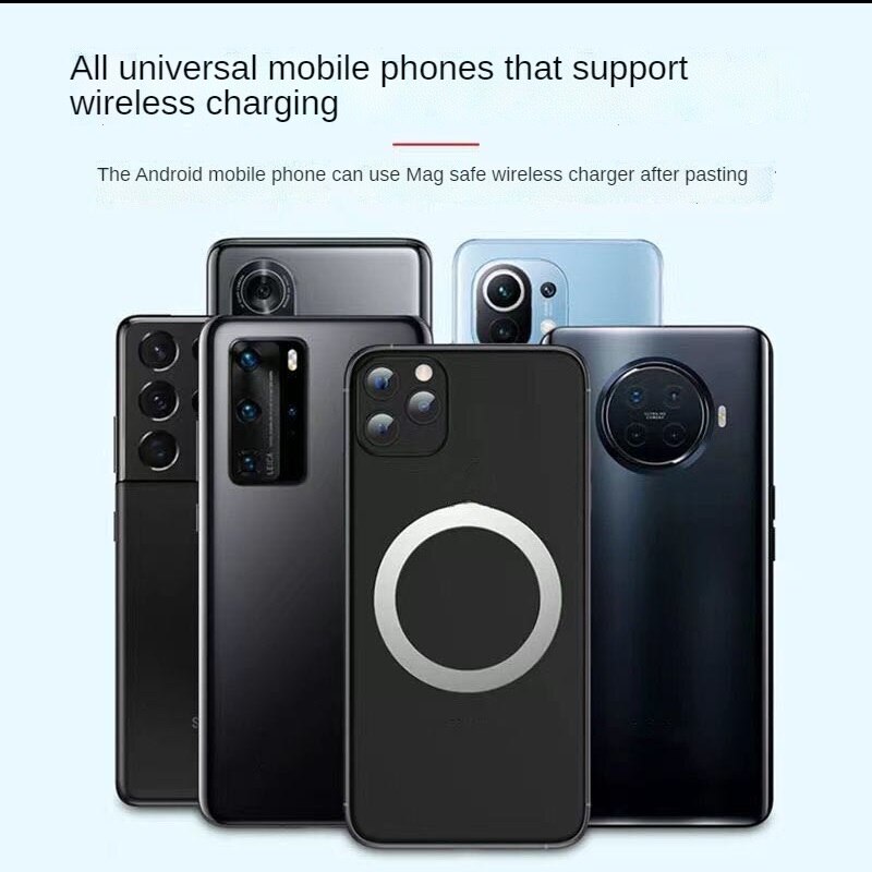 Applicable to Apple magsafe magnetic sticker 13 magnetic sheet iPhone Android mobile phone magnetic sticker