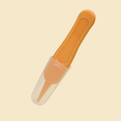 Baby Dig Booger Clip Infants Clean Ear Nose Navel Safety Tweezers Safe Forceps Cleaning Supplies: orange color