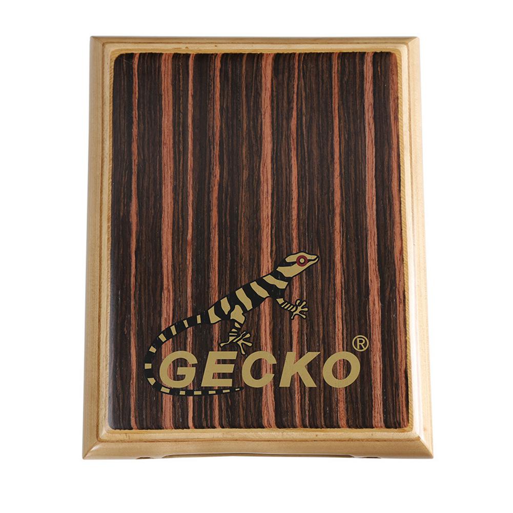 GECKO Cajon tambour de voyage, boîte compacte, tambour plat en bois, Instrument de Percussion avec clé réglable, sac de transport: PAD-1