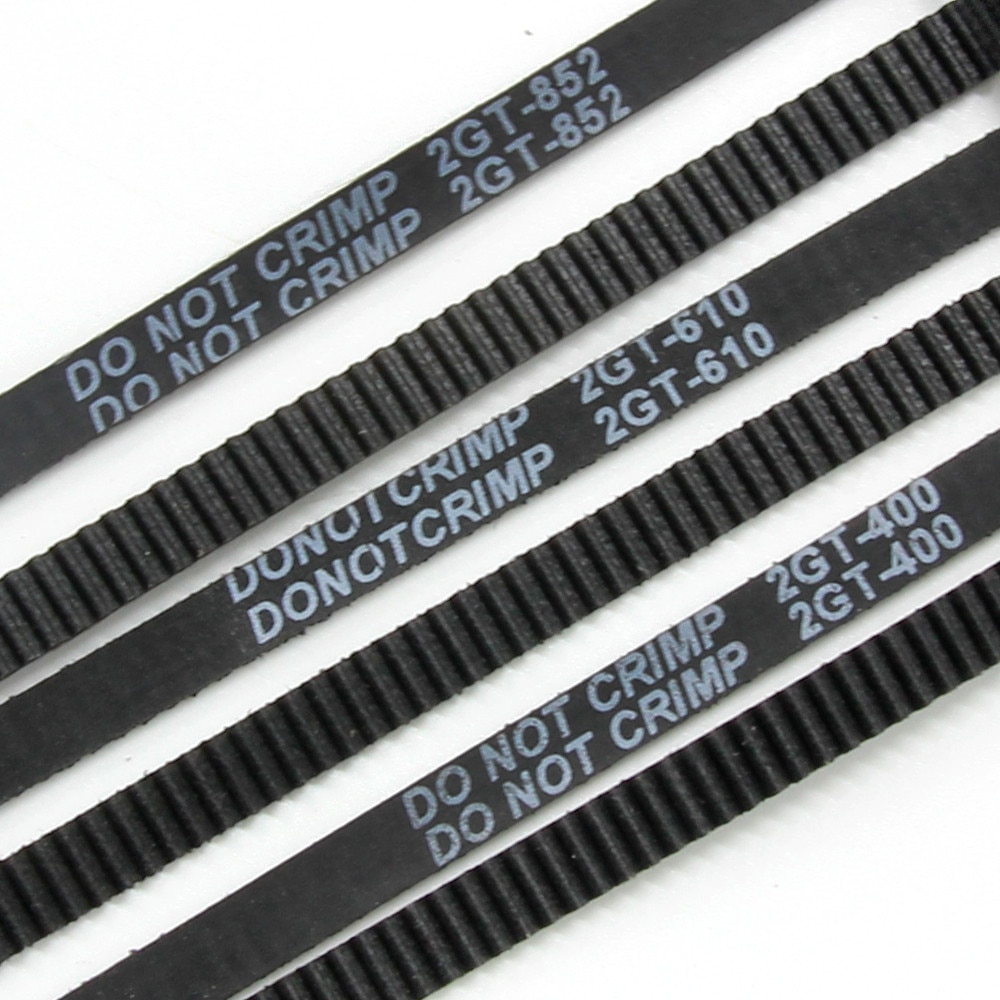 GT2 Geschlossen Schleife Zahnriemen Gummi 2GT 6mm 3D Drucker Teile 110 112 122 158 200 280 300 400 610 852mm Synchron Gürtel Teil
