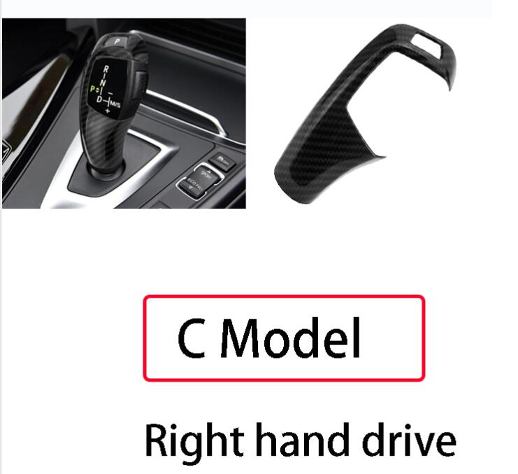 Auto Innen Multimedia-Taste Aufkleber Getriebe Kopf Rahmen Shift-Trim Für BMW F01 F07 F10 11 F20 F22 F25 F26 f30 F32 F34 F36 RHD/LHD: C model frame
