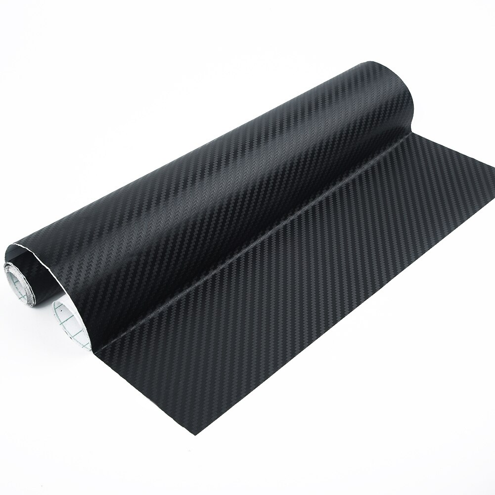 127*30cm 3D Carbon Fiber Vinyl Car Wrap Sheet Roll Film Car Stickers And Decal Motorcycle For Car Dashboard Center Console