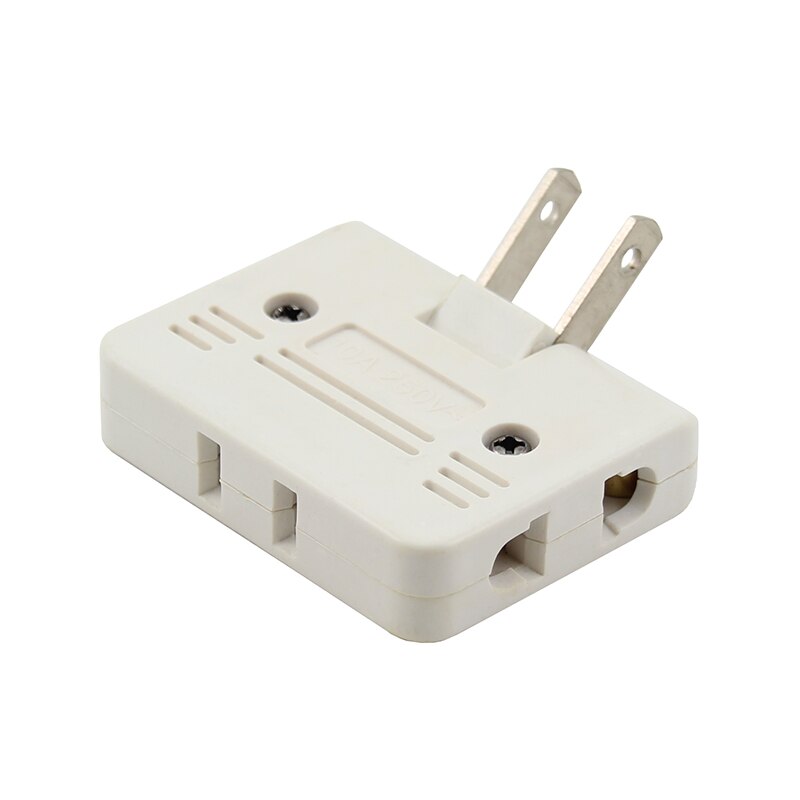 3PCS Plug Mini Outlet Power Converter Rotate Charger Wall Socket Adapter Splitter Converter Socket One To Three Power Conversion: Default Title