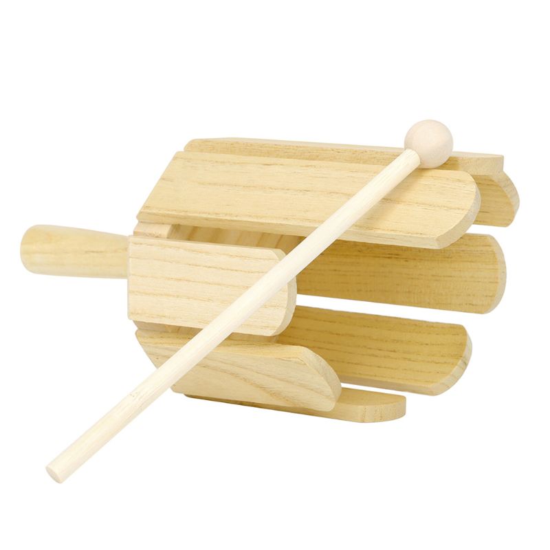 Instrumento musical juguete de percusión de madera para niños tubo Multi sonido de ocho tonos