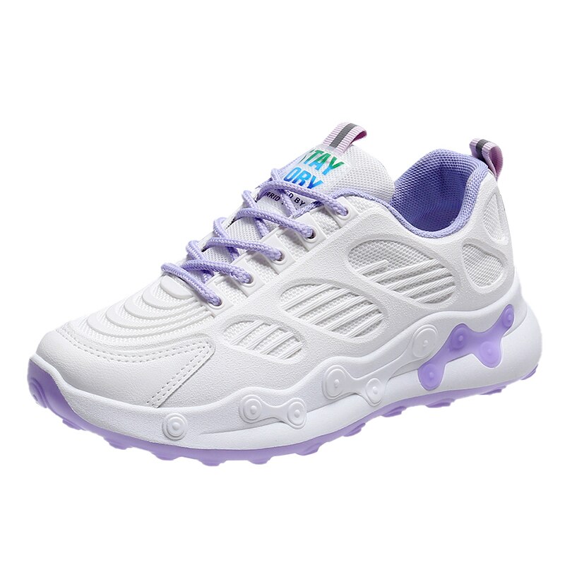 Golf Shoes Women Mesh Breathable Ladies Golf Shoes Lace Up Sport Shoes Women Anti Slip F Shoes Woman Size 35-40: bai zi / 6.5