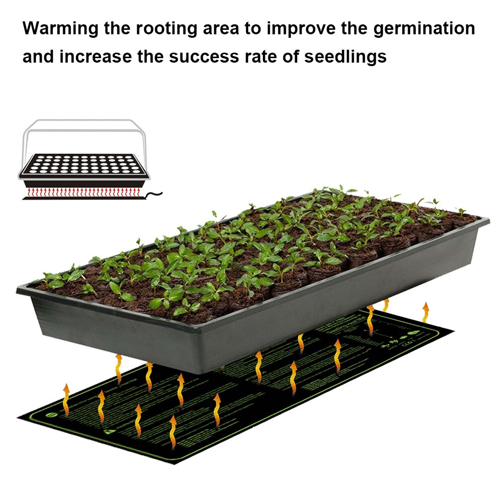 Seedling Heat Mat Plant Heating Pad Germination Seed Cloning Warm Temperature AU