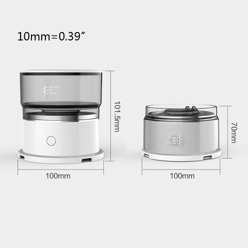 Automatisk håndroterende kaffetrakter rustfritt stålfilter elektrisk automatisk kaffemaskin til hjemmekontor utendørs reiser