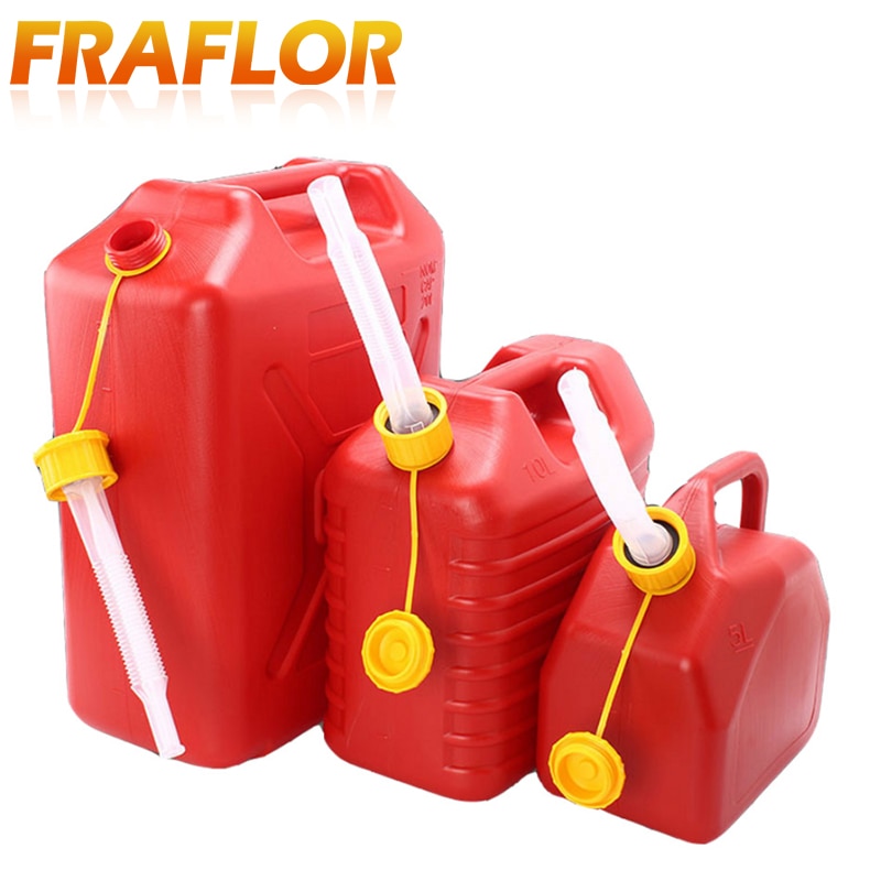 Tanque de combustible de petróleo, tanque de combustible de 5l y 10l, latas de tanque de combustible Diesel portátiles de repuesto de un galón de montaje para SUV, ATV, coche, motocicleta Jerrycan
