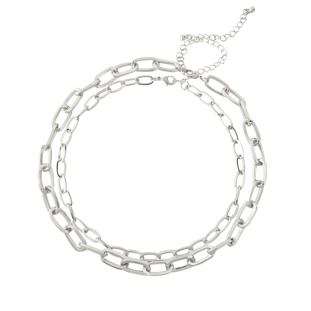 Neue Trend Punk Kette geschichtet Halskette Für Frauen Mädchen Böhmen Schmuck klobig Stil Separaten Tragen Verfügbar: N27327S