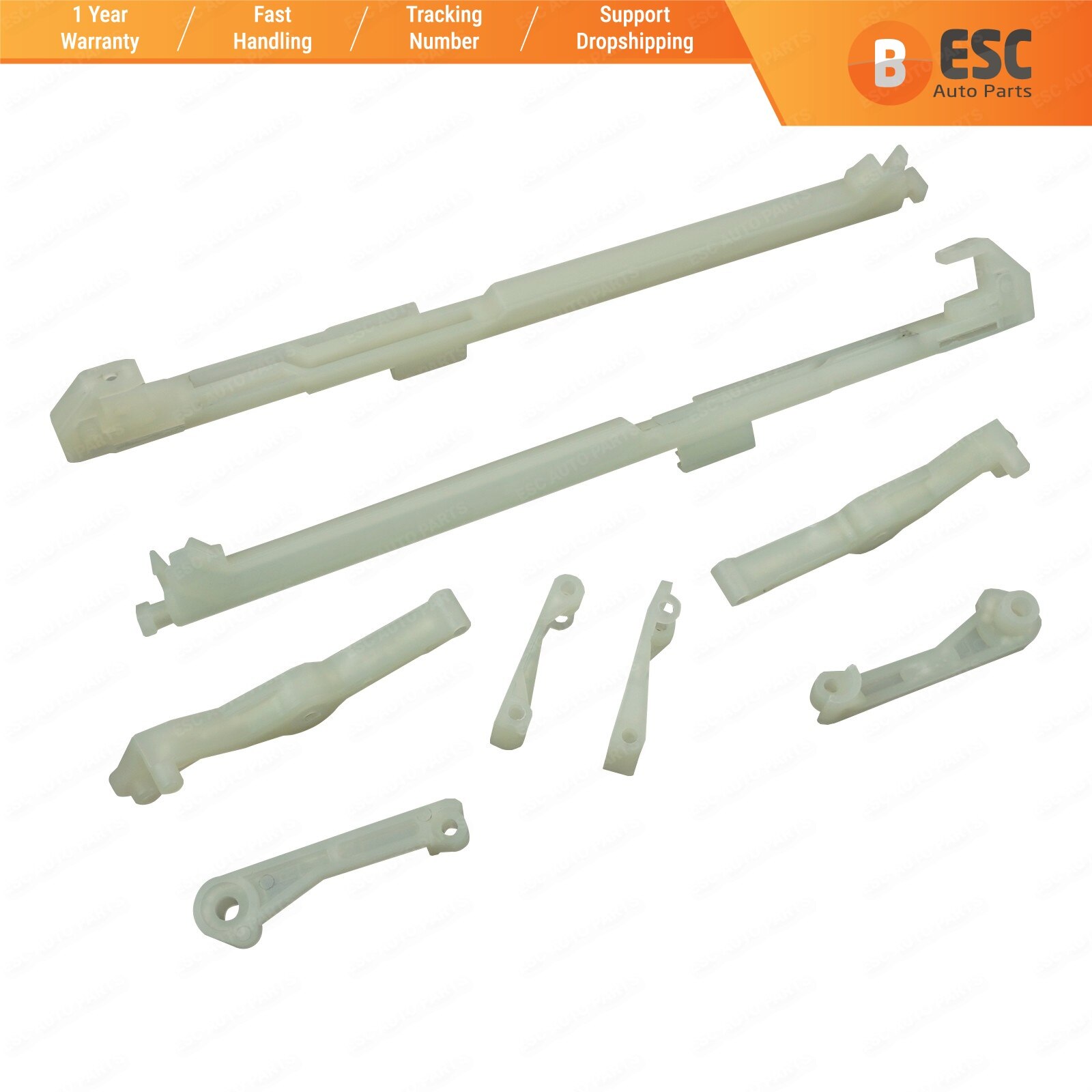 ESC Auto Parts ESR20+ESR21 Sunroof Guide Rail Repair Kit Left&amp;Right:EHD100140-50 for Land Rover Range Ship From Turkey