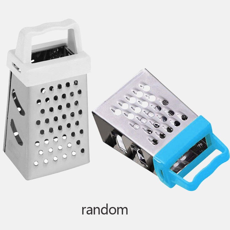 Gadget de cuisine 4 côtés Mini râpe à fromage végétal râpe à noix de muscade Zester acier multi-fonction déchiqueteuse verticale trancheuse Cutter: 1