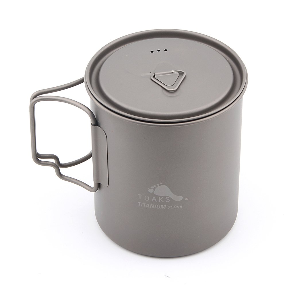 TOAKS Titan Camping Topf und Tasse (375ml, 450ml, 550ml, 650ml, 700ml, 750ml, 800ml, 900ml, 1100ml)