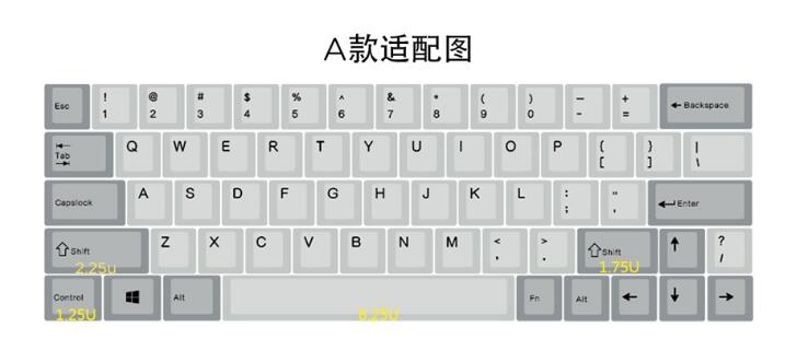 64 keys mechanical keyboard anodized CNC aluminum plate metal position plate for gaming keyboard plate